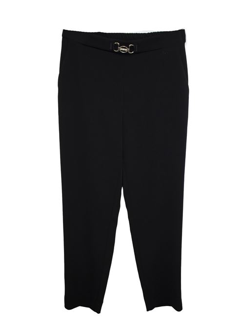 pantalone fibbia gioiello CARLA FERRONI | CF17893NERO